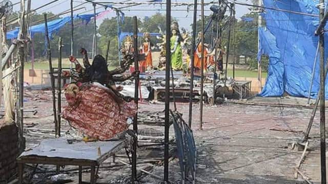Photo of भदोही पूजा पंडाल अग्निकांड में दो और महिलाओं की मौत, मरने वालों की संख्या 9 हुई