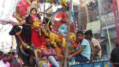 Photo of भरुआ: मां के जयकारों के साथ जनता ने दी दुर्गा प्रतिमाओं को अंतिम विदाई, हुआ विसर्जन