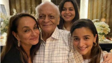Photo of आलिया भट्ट के नाना नरेंद्र नाथ राजदान का 93 की उम्र में निधन, लंबे समय से थे बीमार