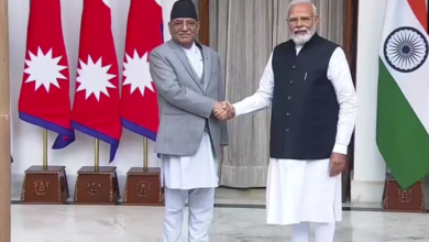 Photo of हैदराबाद हाउस में नेपाल के प्रधानमंत्री से PM मोदी ने की मुलाकात, प्रतिनिधिमंडल स्तर की द्विपक्षीय बैठक जारी