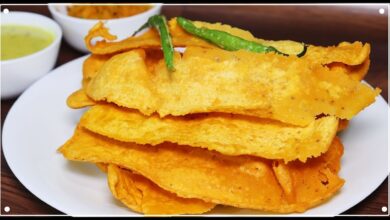 Photo of घर पर ऐसे बनाएं गुजराती फाफड़ा, जानें रेसिपी