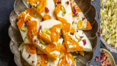 Photo of इस दिवाली ट्राई करें White Chocolate Bark Jalebi रेसिपी