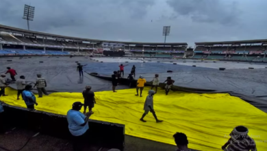 Photo of भारत-ऑस्‍ट्रेलिया के बीच पहले T20 पर मंडराया बारिश का खतरा, जानिए मौसम का हाल…