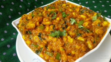 Photo of शिमला मिर्च और कॉर्न की बनाए स्वादिष्ट सब्ज़ी