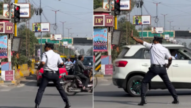 Photo of डांस करते हुए कंट्रोल करते हैं ट्रैफिक, नागालैंड के मंत्री ने शेयर किया डांसिंग पुलिस वाले का वीडियो…