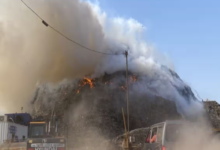 Photo of गाजीपुर के बाद जलने लगा NCR का एक और कूड़े का पहाड़, लोगों की बढ़ी परेशानी