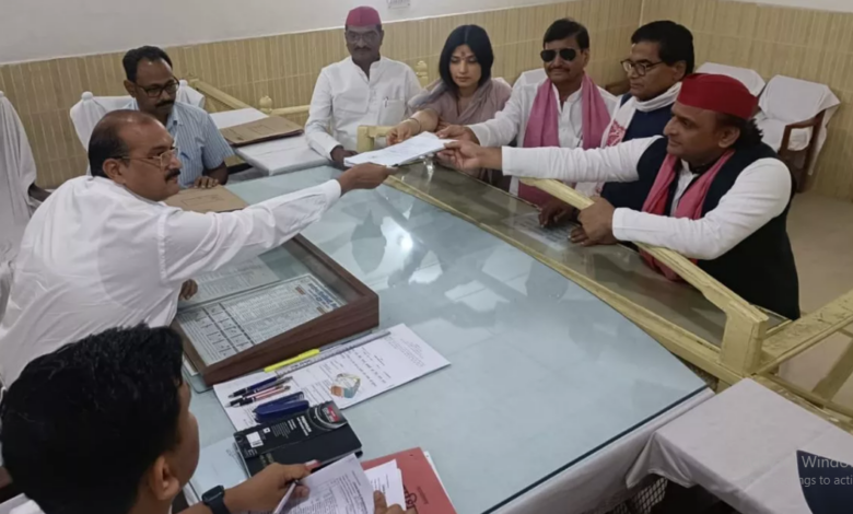 Photo of ड‍िंपल यादव ने मैनपुरी सीट से दाखि‍ल क‍िया नामांकन, तीसरे चरण में सात मई को होगा मतदान
