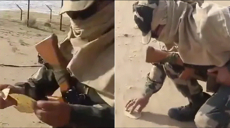 Photo of राजस्थान में गर्मी का टॉर्चर, तपती रेत पर BSF के जवान ने सेंका पापड़, देखें वीडियो….