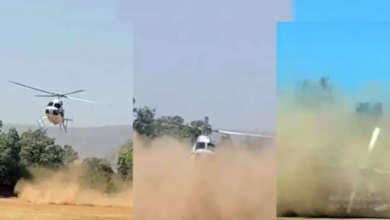 Photo of महाराष्‍ट्र के रायगढ़ में शिवसेना (यूबीटी) नेता को लेने निकला हेलीकॉप्टर क्रैश, पायलट जख्मी