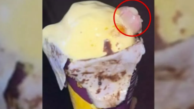 Photo of आइसक्रीम के कोन में मिली कटी उंगली, महिला के उड़े होश