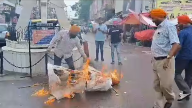 Photo of सिख समुदाय ने राहुल गांधी का फूंका पुतला,अमेरिका में दिए गए बयान का किया विरोध