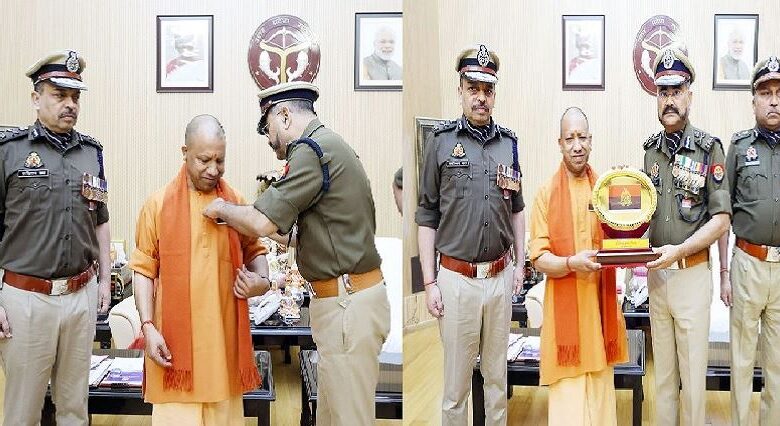 Photo of पुलिस झंडा दिवस पर डीजीपी ने सीएम योगी को फ्लैग लगाकर किया सम्मानित