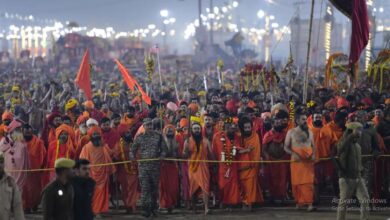 Photo of वसंत पंचमी पर अखाड़ों का अमृत स्नान जारी, 80 लाख से ज्यादा श्रद्धालुओं ने संगम में लगाई डुबकी