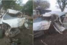 Photo of प्रयागराज में दर्दनाक हादसा: रात में लौट रहे बारातियों की कार पेड़ से टकराई