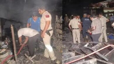 Photo of दिल्ली हाट बाजार में लगी भीषण आग