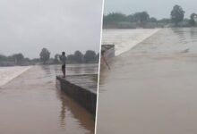 Photo of बलौदा बाजार-भाटापारा: उफान पर महानदी, जलस्तर बढ़ने से अमेठी एनीकट पुल जलमग्न