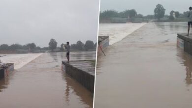 Photo of बलौदा बाजार-भाटापारा: उफान पर महानदी, जलस्तर बढ़ने से अमेठी एनीकट पुल जलमग्न