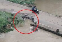 Photo of बलौदा बाजार-भाटापारा: हादसों को दावत दे रहा खोरसी नाला के पुराने पुल पर बना गड्ढा