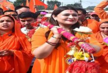 Photo of कबीरधाम: 150 किमी की कांवड़ यात्रा पर विधायक भावना बोहरा