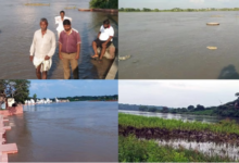 Photo of यमुना का रौद्र रूप: बटेश्वर घाट पर मोटरबोट बंद, बाढ़ से घिरे कल्यानपुर और भरतारपुर