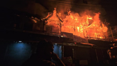Photo of  नैनीताल में ओल्ड लंदन हाउस भीषण आग, प्रो. अजय रावत की बहन की मौत