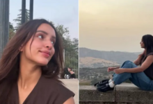 Photo of  शूटिंग के बीच रूमर्ड बॉयफ्रेंड संग समय बिता रहीं तृप्ति