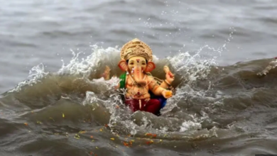 Photo of गणेशोत्सव के तीसरे दिन मुंबई में 60000+ मूर्तियां विसर्जित