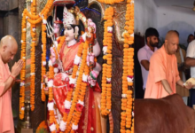 Photo of सीएम योगी आदित्यनाथ ने देवीपाटन मंदिर में की पूजा-अर्चना