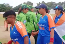 Photo of महिला T20 विश्वकप: भारत-पाकिस्तान तनाव के बीच दिखी खेलभावना