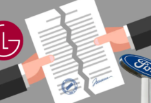 Photo of ट्रंप की वजह से Ford ने LG एनर्जी सॉल्यूशन के साथ रद की EV बैटरी डील! औंधे मुंह गिरा शेयर