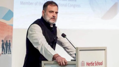 Photo of ‘भारत में चुनावी तंत्र में गड़बड़ी’, राहुल गांधी के जर्मनी में दिए बयान पर BJP ने कहा- कांग्रेस को देश की प्रगति से नफरत