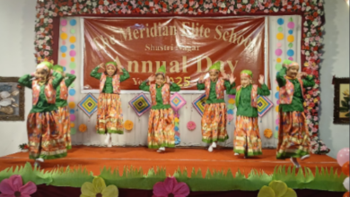 Photo of मेरिडियन स्कूल के फाउंडेशन डे पर मचा धमाल
