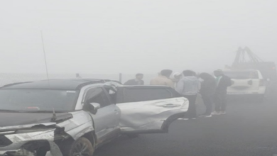 Photo of आगरा-लखनऊ एक्सप्रेस वे पर तीन कार आपस में टकराई