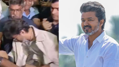 Photo of एयरपोर्ट पर गिरे थलापति विजय, बेकाबू फैंस के बीच एक्टर को इस हाल में पहुंचाया गया घर