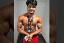 Photo of मिस्टर यूनिवर्स बॉडी बिल्डिंग: छतरपुर के मोनू पाठक ने रचा इतिहास