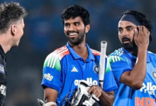 Photo of भारतीय टीम को लगा बड़ा झटका, Washington Sundar शेष सीरीज से हुए बाहर