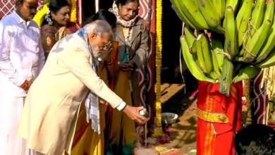 Photo of पीएम मोदी ने केंद्रीय मंत्री के घर मनाया पोंगल, कहा- ये अब ग्लोबल त्योहार