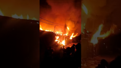 Photo of पटना में भीषण आग का तांडव, अचानक लगी आग से कई दुकानें जलकर खाक