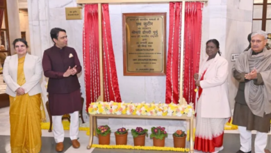 Photo of राष्ट्रपति ने 11 शास्त्रीय भाषाओं में पुस्तकों, पांडुलिपियों के लिए ‘ग्रंथ कुटीर’ का किया शुभारंभ